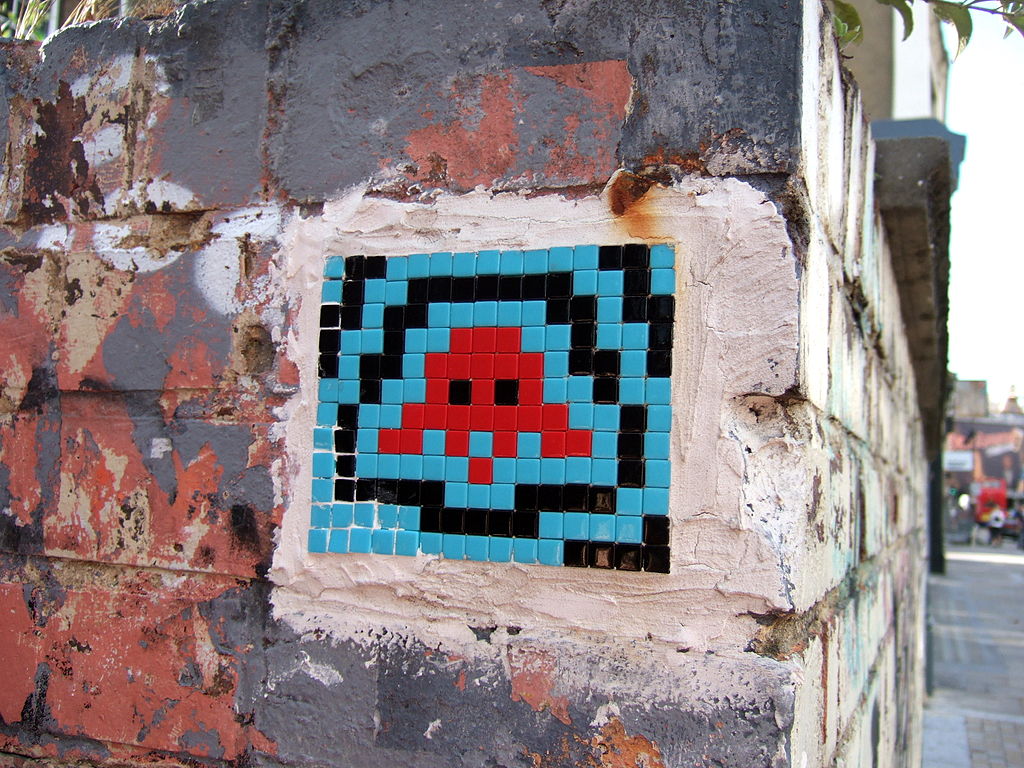 Space Invader, 2007, Shoreditch London Space Invader, 2007, Shoreditch London