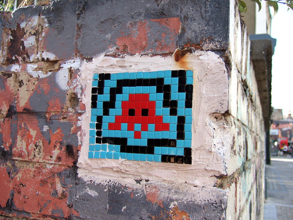 Space Invader, 2007, Shoreditch London