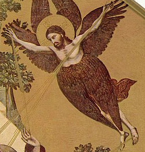 Giotto, Stigmata of St. Francis (detail)
