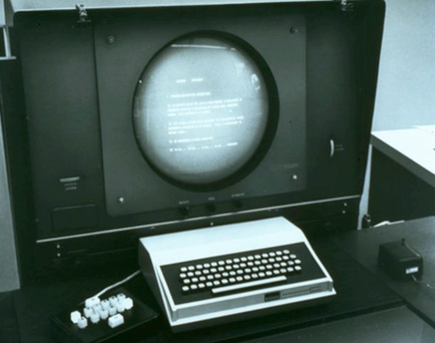 Augementation Research Center, Workstation With Mouse Augementation Research Center, Workstation With Mouse