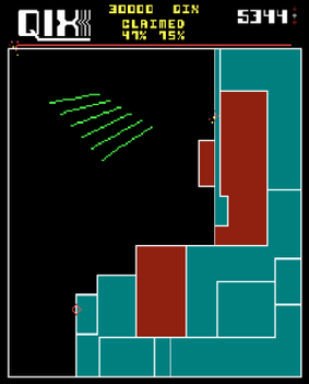 Qix, Taito, 1983