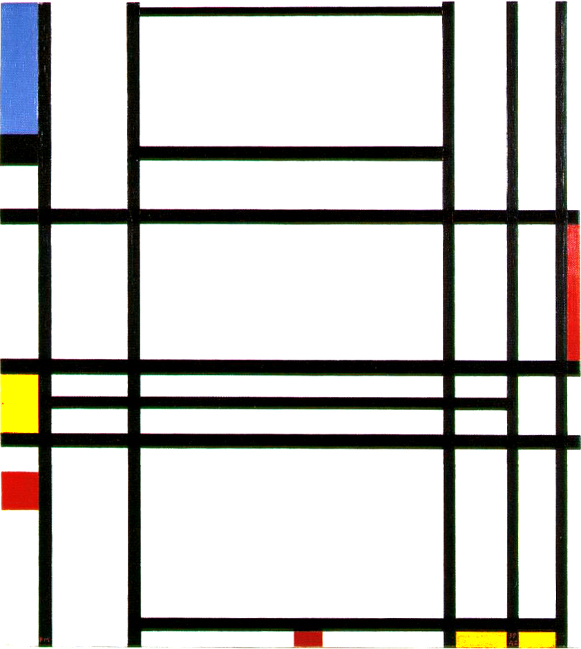 Piet Mondrian, Composition 10, 1939–1942 Piet Mondrian, Composition 10, 1939–1942