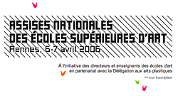 Assises nationales des écoles d’art Assises nationales des écoles d’art