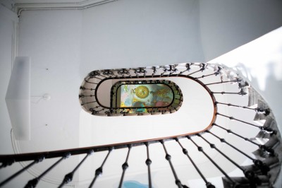 Plafond r&eacute;actif "Chapelle Sixtine 2.0" de Johann Rosti, Filipe Mathez, Julien Mouron, Manon Carnino, Marie Ivol