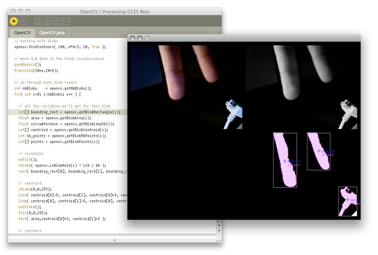 OpenCV + Processing OpenCV + Processing
