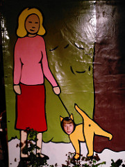 Promenade du chien Lola