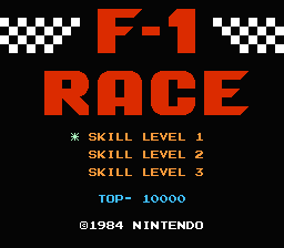 Nintendo F-1 Race