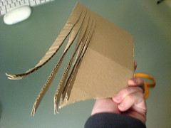 Use remaining cardboard for mane Use remaining cardboard for mane