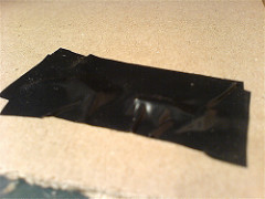 Protect interior muzzle staples with tape Protect interior muzzle staples with tape