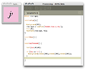 Processing text example
