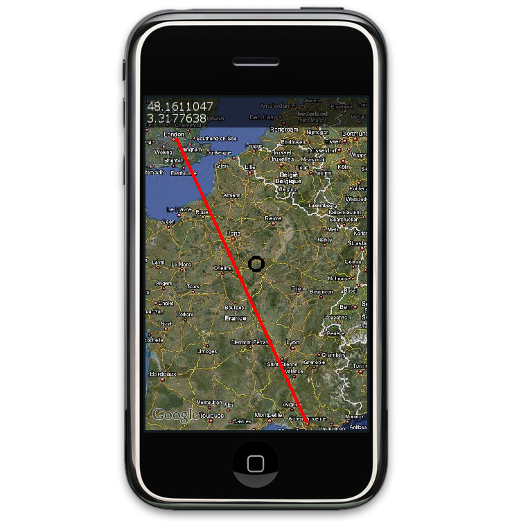 ofxiPhone MapKit Addon Example