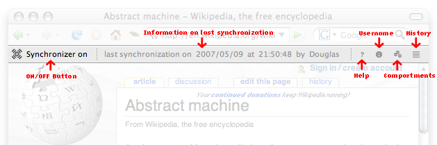 abstractmachine:synchronizer toolbar buttons