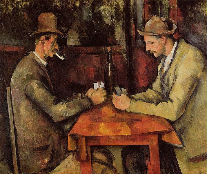 Les joueurs de carte, Paul Cézanne, 1892 Les joueurs de carte, Paul Cézanne, 1892