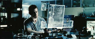 Valence de Ben Fry dans Minority Report
