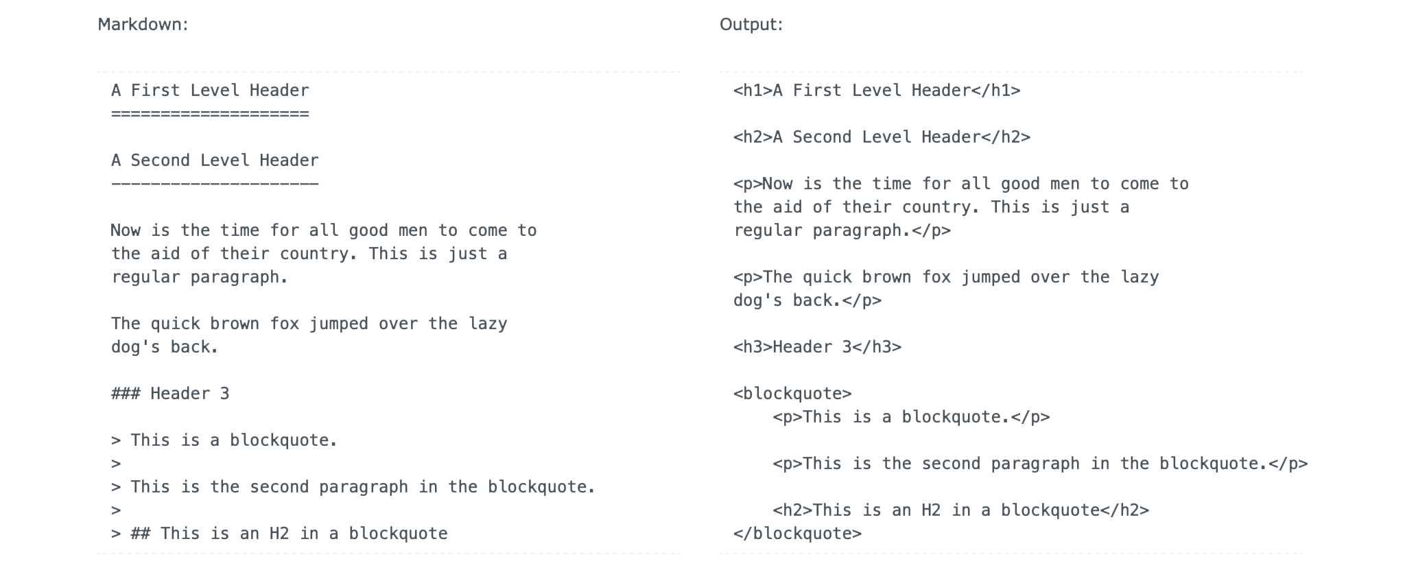 Markdown screenshot