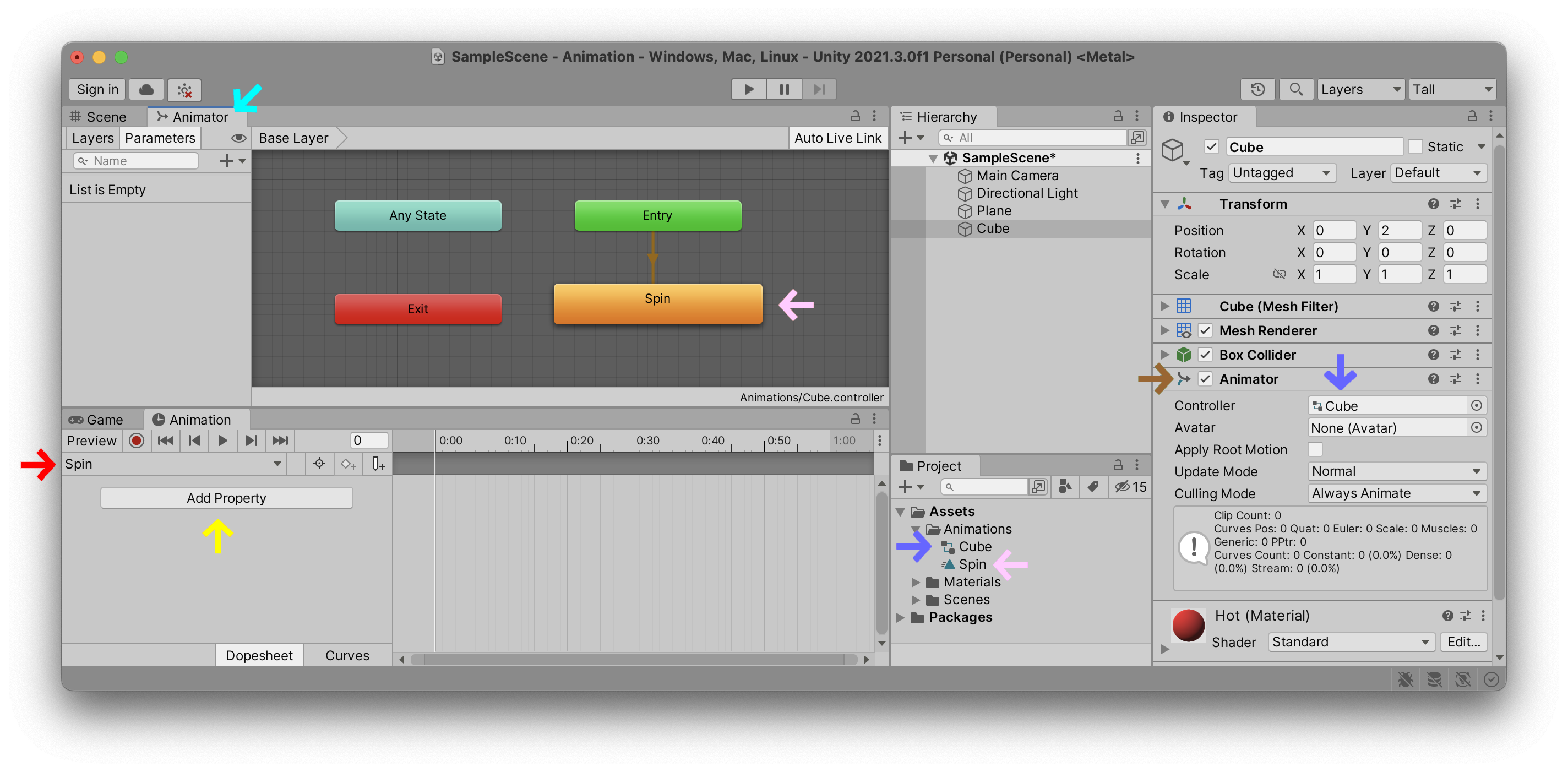 Unity Animation Files