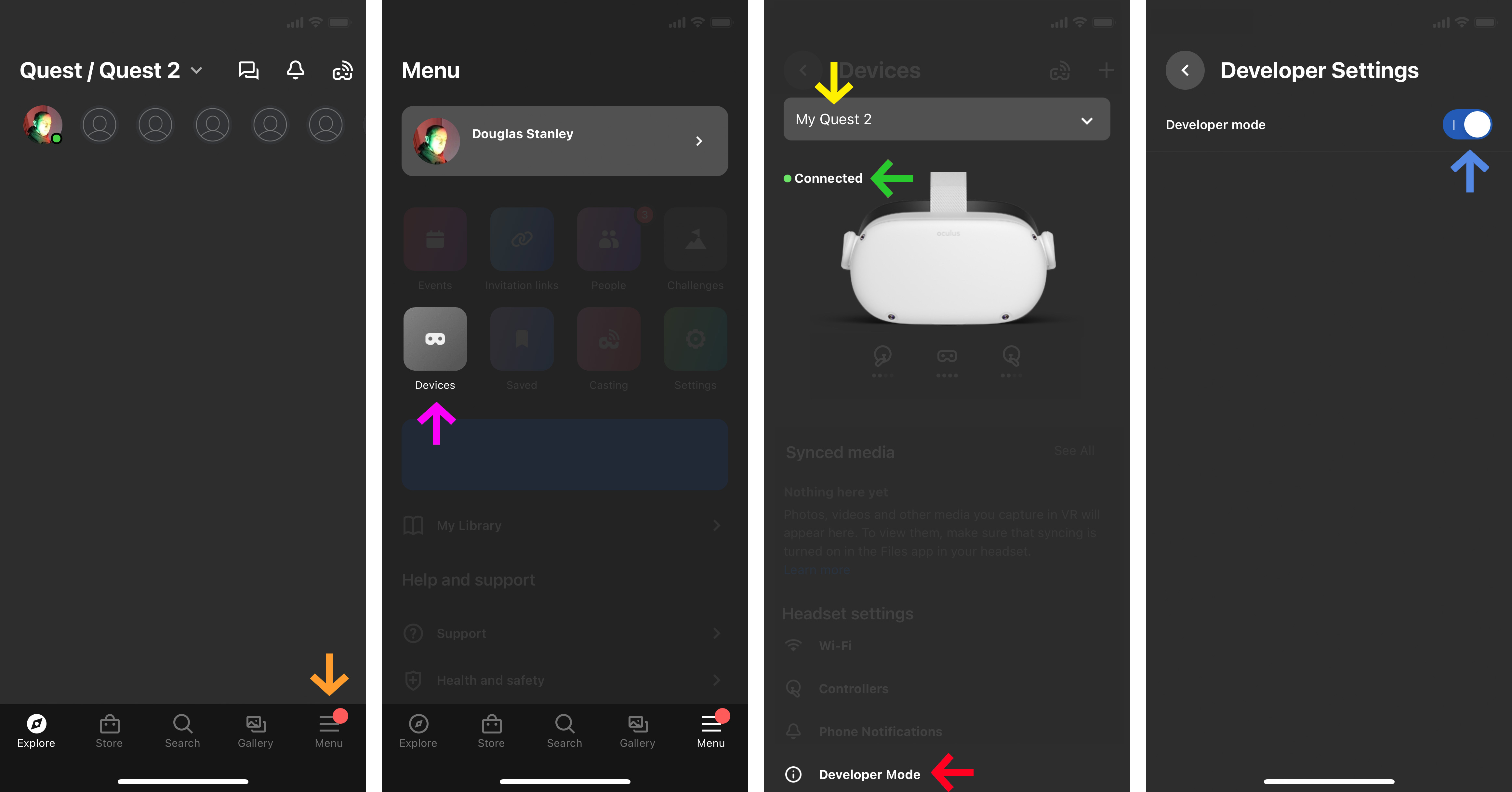 Oculus App Developer Mode