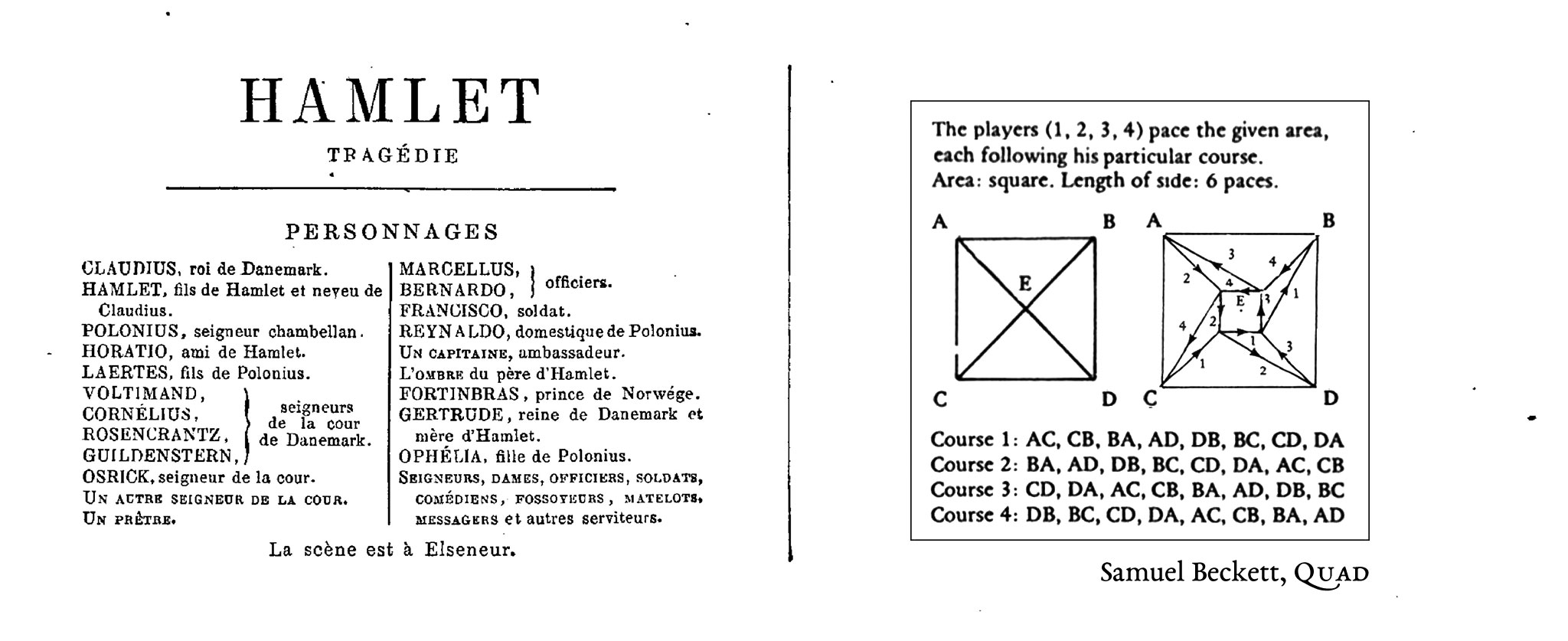 Script example, Hamlet